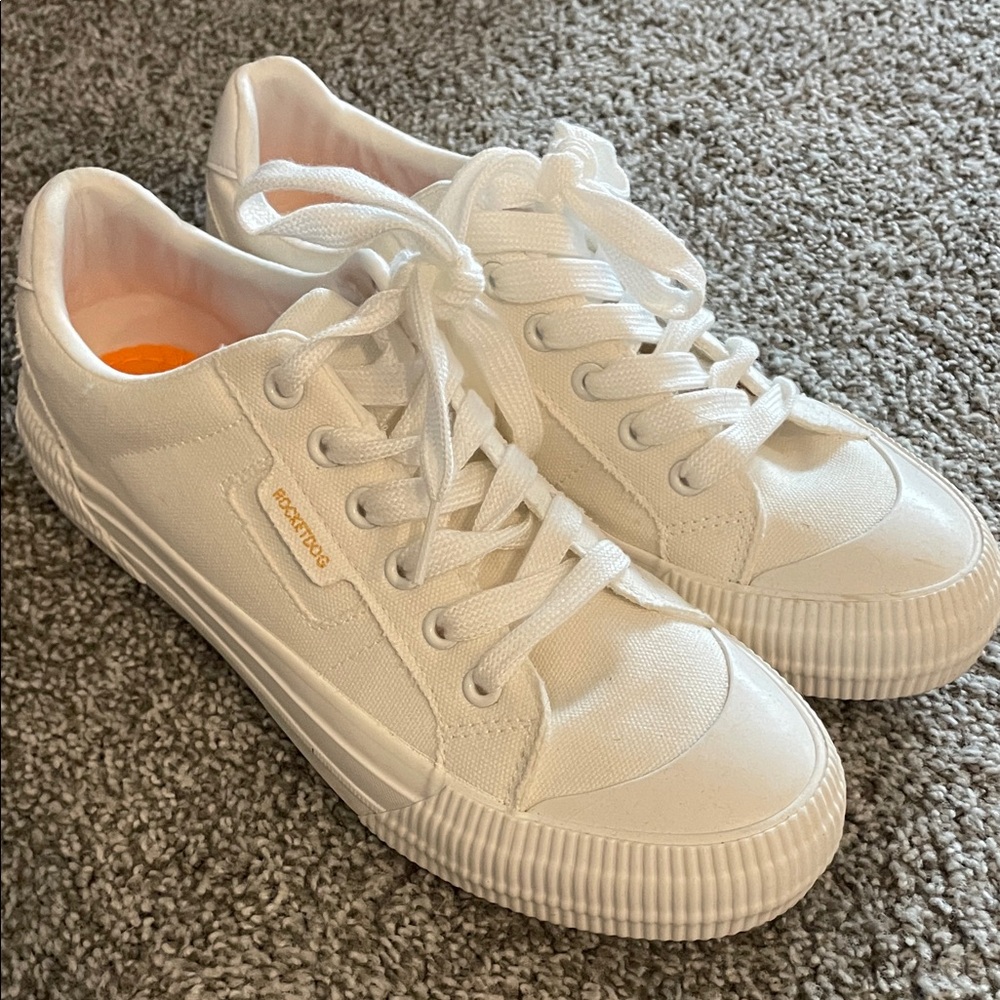Rocket Dog Classic White Canvas Sneakers